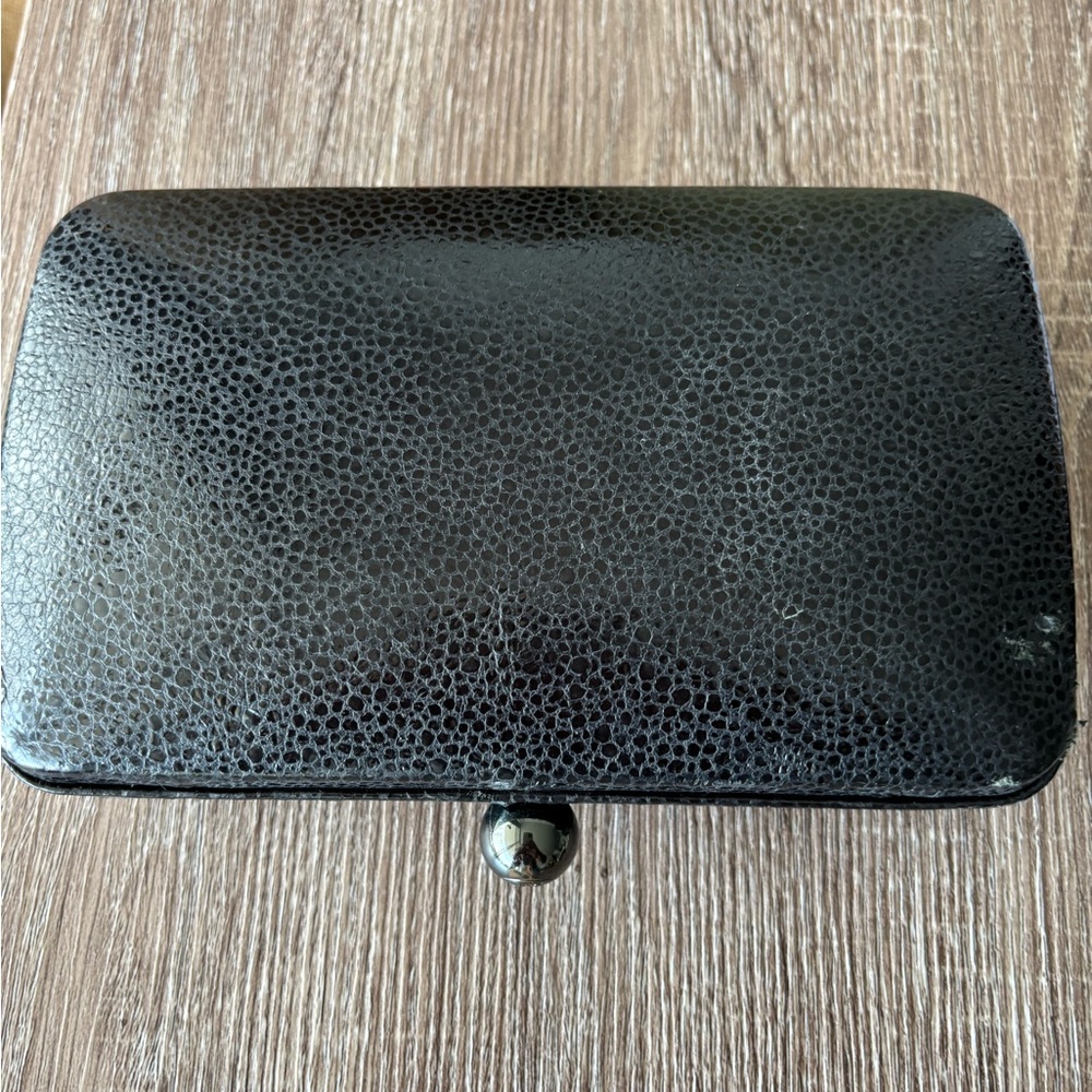 Tori Burch Black leather Clutch